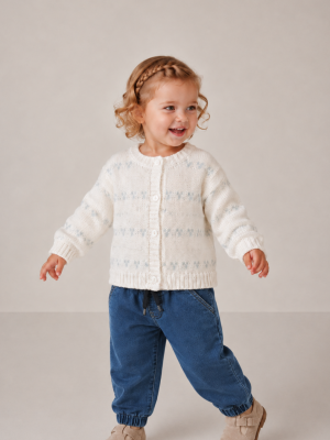 Saco Snowflake - celeste